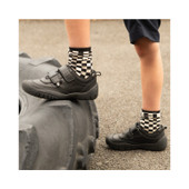 Start-Rite Quad, Black leather boys rip-tape school shoes 2840_7