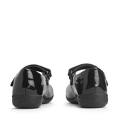Start-Rite Study, Black patent Simply by Start-Rite girls rip-tape Dual-Fit school shoes 2875_3