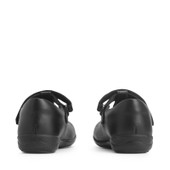 Start-Rite Novel, Black leather Simply by Start-Rite girls rip-tape Dual-Fit T-bar school shoes 2874_7