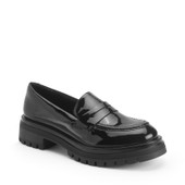 Start-Rite Paris, Black patent girls slip-on Angry Angels school shoes 3543_3