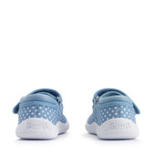 Wriggles, Mary Jane blue polka dot girls rip-tape first walking shoes 6216_2