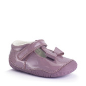 Start-Rite Wiggle, Mauve patent girls t-bar pre-walker shoes 0765_18