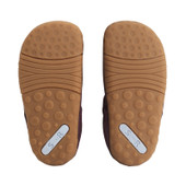 Start-Rite Little Paws, Burgundy nubuck/leather bunny girls T-bar buckle pre-walking shoes 0825_18