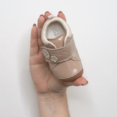 Start-Rite Lila, Navy leather girls closed rip-tape pre-walkers 0846_9