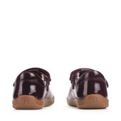 Start-Rite Puzzle, Burgundy patent girls rip-tape T-bar first walking shoes 0779_28