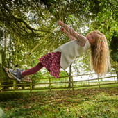 Start-Rite Orbit Star, Slate grey pearlised leather girls rip-tape casual boots 1765_4