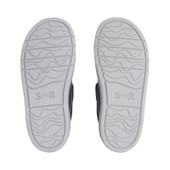 Start-Rite Orbit Star, Slate grey pearlised leather girls rip-tape casual boots 1765_4