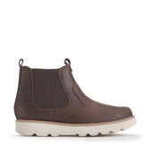 Start-Rite Carnaby, Brown leather kids slip-on boots 1763_0