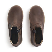 Start-Rite Carnaby, Brown leather kids slip-on boots 1763_0