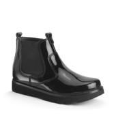 Start-Rite Carnaby, Black patent girls slip-on boots 1763_3