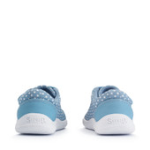 Start-Rite Wriggles, Double bar blue polka dot girls rip-tape first walking shoes 6215_2