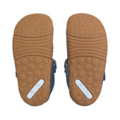 Start-Rite Squish, Denim blue nubuck/leather babies T-bar pre-walker shoes 0858_2