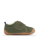 Start-Rite Cub, Khaki nubuck tiger rip-tape closed pre-walkers 0859_5