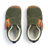 Start-Rite Cub, Khaki nubuck tiger rip-tape closed pre-walkers 0859_5