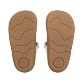 Start-Rite Eva, Cream leather girls rip-tape floral first walking shoes 0841_4