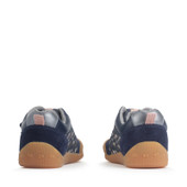 Start-Rite Tickle Star, Navy leather/floral nubuck rip-tape girls pre-school casual shoes 1761_19