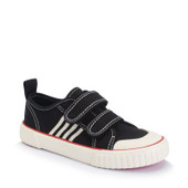 Start-Rite Tide, Tide, Black/white canvas kids closed rip-tape canvas shoes 6214_7