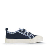 Start-Rite Tide, Tide, Navy strawberry canvas kids closed rip-tape canvas shoes 6214_9