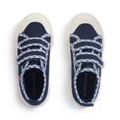 Start-Rite Tide, Tide, Navy strawberry canvas kids closed rip-tape canvas shoes 6214_9