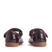 Start-Rite Slide, Burgundy patent girls rip-tape Mary-Jane first shoes 1718_8