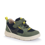 Start-Rite Stride, Khaki nubuck mix rip-tape pre-school casual kids trainer shoes 0862_5