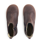 Start-Rite Chelsea, Brown leather kids zip-up ankle boots 1727_30