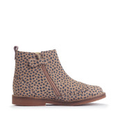 Start-Rite Bramble, Taupe splash nubuck girls zip-up Chelsea boots 1751_14