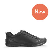 Start-Rite Challenger, Black leather senior boys lace-up school shoes 8251_7