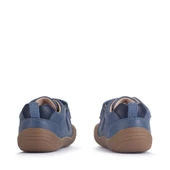 Start-Rite Harvest, Denim blue leather train rip-tape baby first walking shoes 0844_12