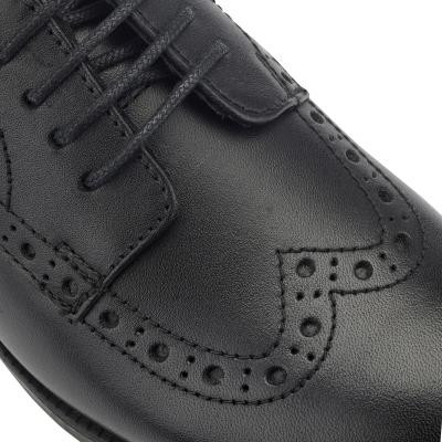 Brogue Pri, Black leather lace-up school shoes - Start-Rite