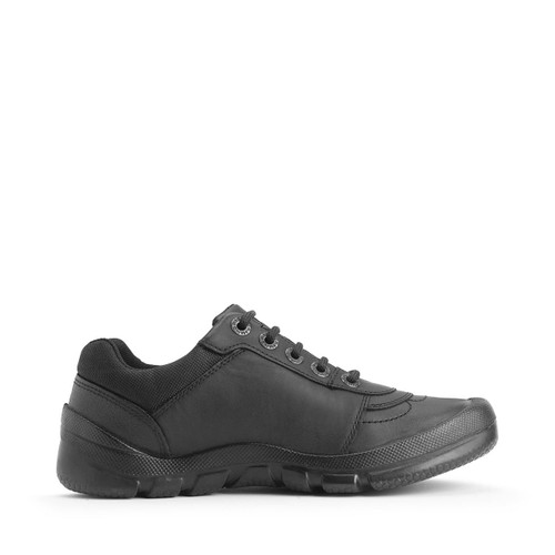 Rhino Sherman, Black leather boys lace-up school shoes
