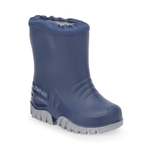 Start-Rite Baby Mudbuster, navy slip-on waterproof wellies 9908_9