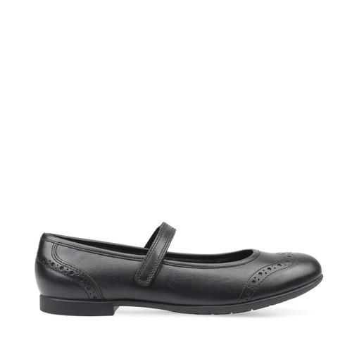 Start-Rite Impress, black leather girls rip-tape school shoes 3519_7 Start-Rite Impress, black leather girls rip-tape school shoes 3519_7