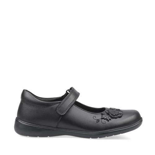 Start-Rite Wish, black leather girls rip-tape school shoes 2800_7 Start-Rite Wish, black leather girls rip-tape school shoes 2800_7