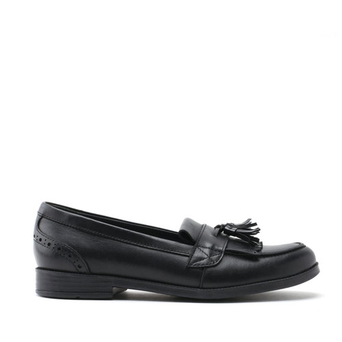 Start-Rite Sketch, black leather slip-on school shoes 3515_7