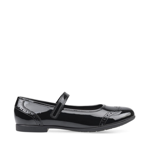 Start-Rite Impress, black patent girls rip-tape school shoes 3519_3 Start-Rite Impress, black patent girls rip-tape school shoes 3519_3