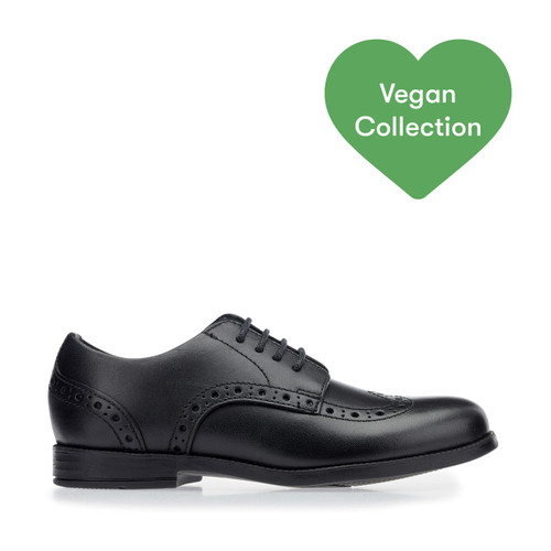 Start-Rite Brogue Snr, vegan black synthetic lace-up school shoes 3503_4 Start-Rite Brogue Snr, vegan black synthetic lace-up school shoes 3503_4