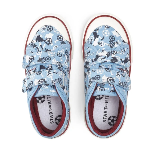 Kickabout, Blue football boys rip-tape canvas 6200_2