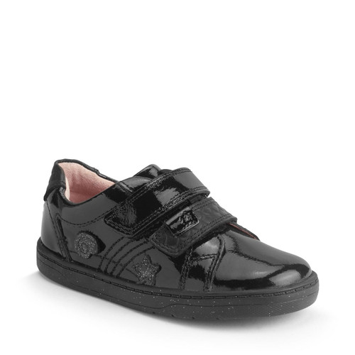 Grey patent store school shoes