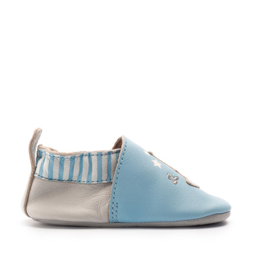 Light blue store baby boy shoes