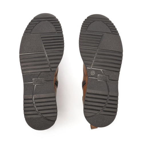 Start-Rite Icon, Tan leather girls zip-up Angry Angels boots 3520_0