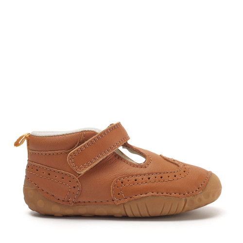 Start-Rite Share, Tan leather t-bar pre-walkers 0814_0