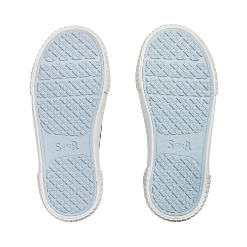 Start-Rite Shoes Raptor, Navy blue dino print boys and girls rip-tape canvas shoes 