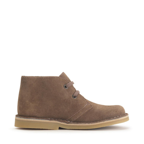 Start-Rite Colorado, Taupe suede lace-up kids desert boots 1789_0