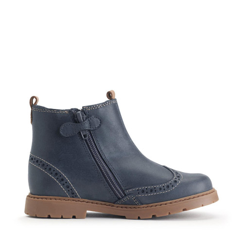 Leather Navy Blue Chelsea Boots Ladies Chelsea, Navy Leather
