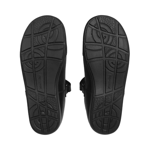 Start-Rite Shoes Grade, Black leather Simply by Start-Rite girls rip-tape Dual-Fit school shoes 2873_7