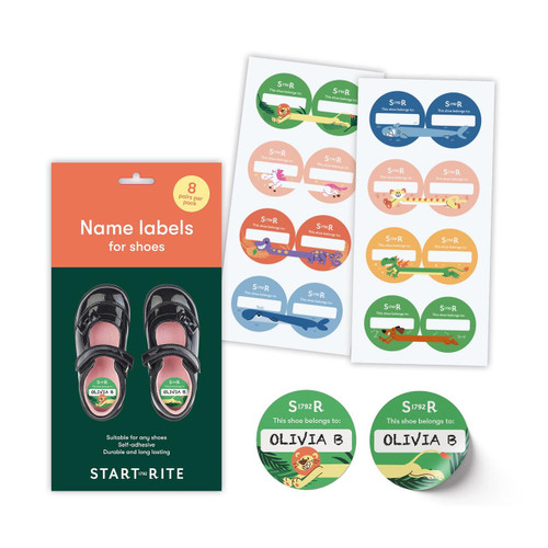 Start-Rite Shoes Shoe name labels 