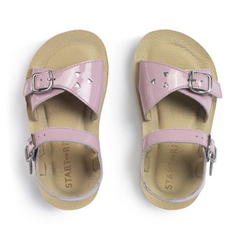 Start-Rite Enchant, Dusty lilac patent girls buckle sandals 5190_18