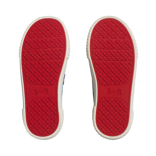 Start-Rite Kicks, Denim blue check kids closed rip-tape canvas shoes 6212_2