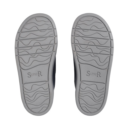 Start-Rite Explore, Navy blue/teal leather boys riptape pre-school shoes 1742_19